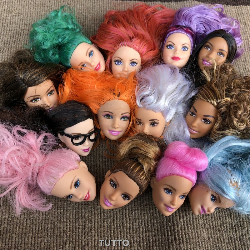 barbie with colored hair